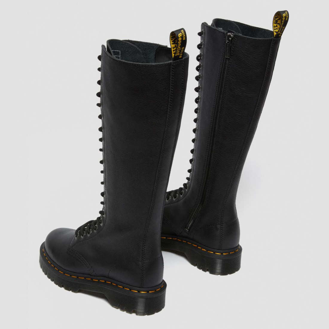 Dr. Martens 1B60 Bex black Pisa leather extra high boots