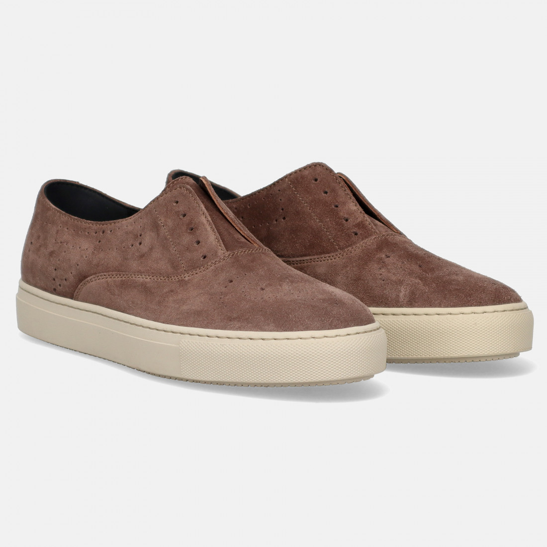 Fratelli Rossetti Hobo Sport casual shoe in taupe suede