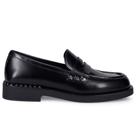 Ash Whisper Studs 01 women's loafer in black leather