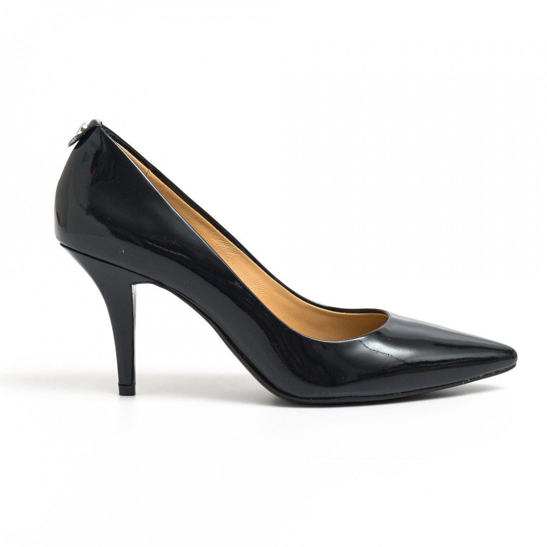 Michael Kors Mirabel pumps in patent leather with 85 mm heel Powder Color   The Mooder
