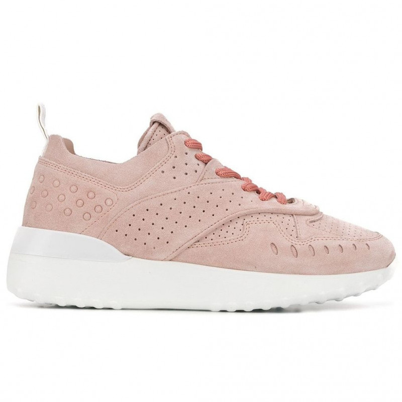 Women's Tod's sneakers in pink soft suede