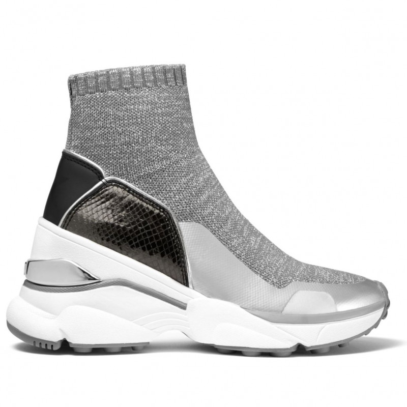 michael kors trainers mens silver