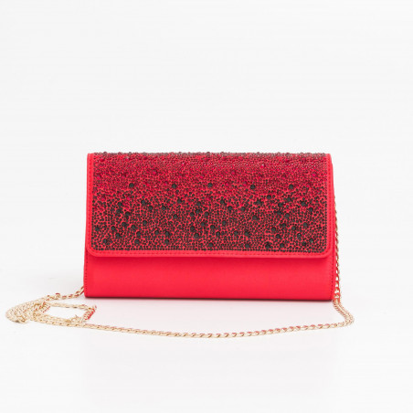 Hard Clutch Bag in Rose Gold, Gold, Red, Navy & Silver