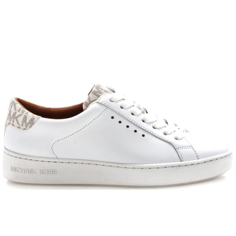 irving leather and logo sneaker