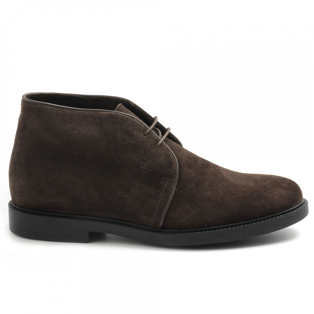 Fratelli Rossetti hi-top lace up shoes in dark brown suede