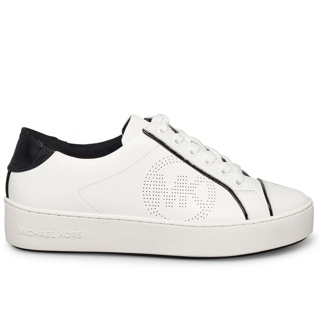 black and white michael kors sneakers