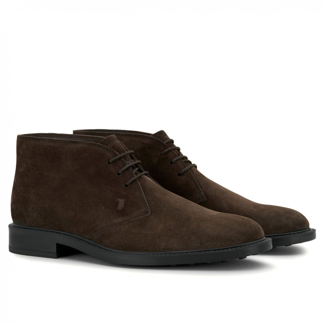 Short ankle boots Tod's in rich brown suede