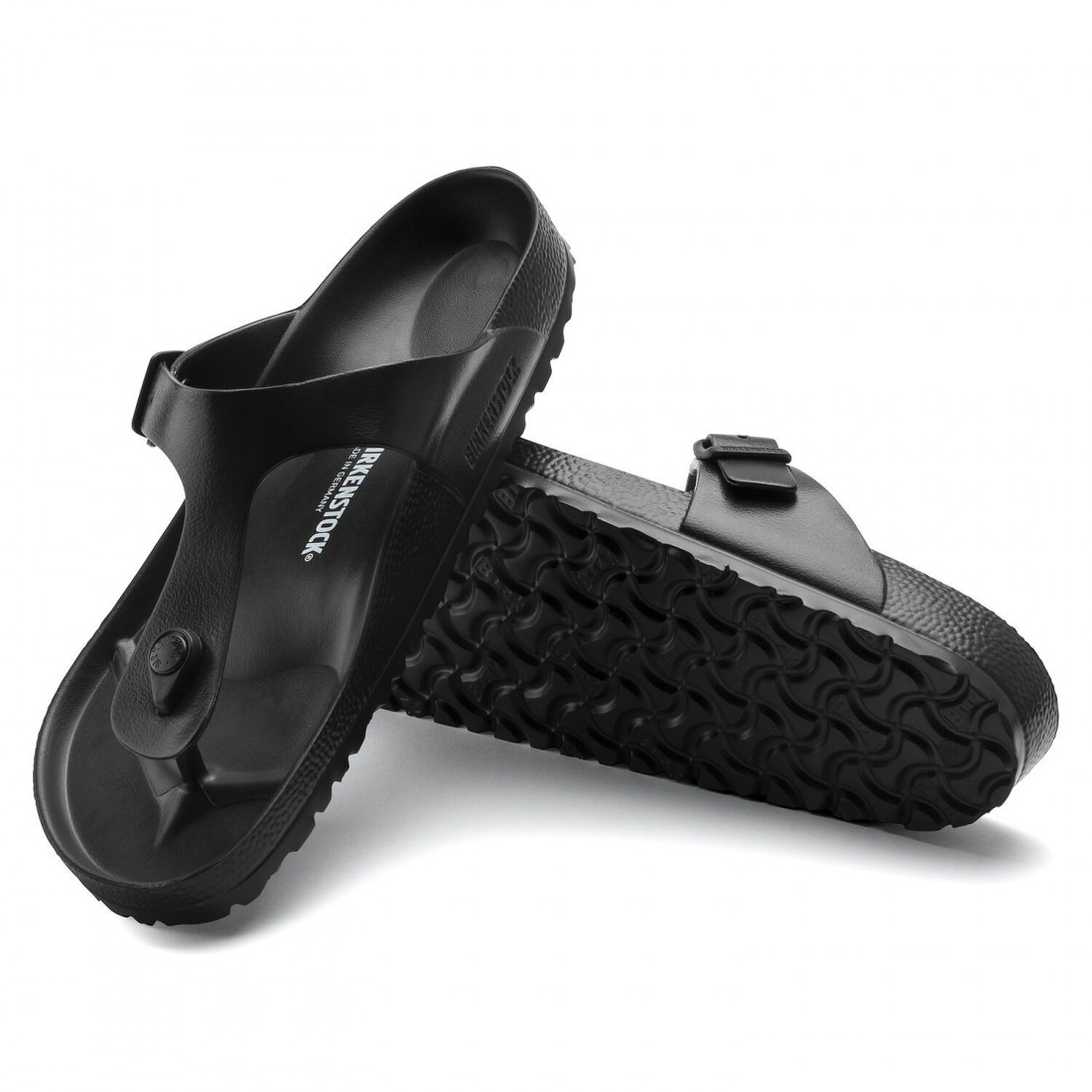 birkenstock black gizeh sandals
